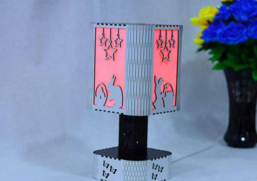 wall wood lamp multicoloured 