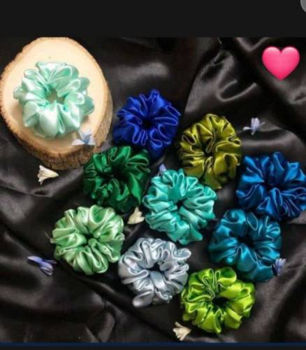 pack of 2 New silk Scranchies for girls, braclets 