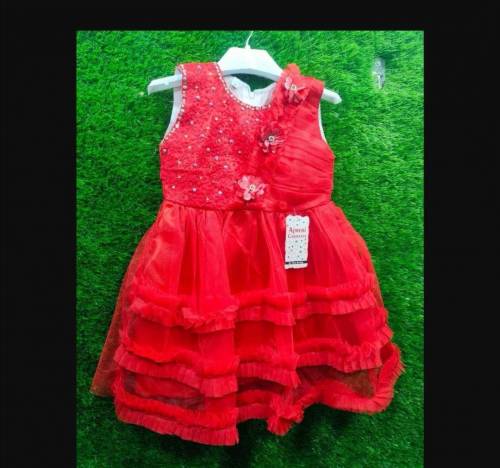 2 pcs girls stitched embroidered 
