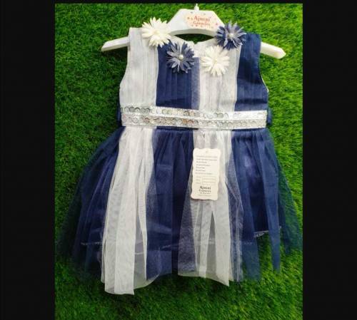 2 pcs girls stitched embroidered 