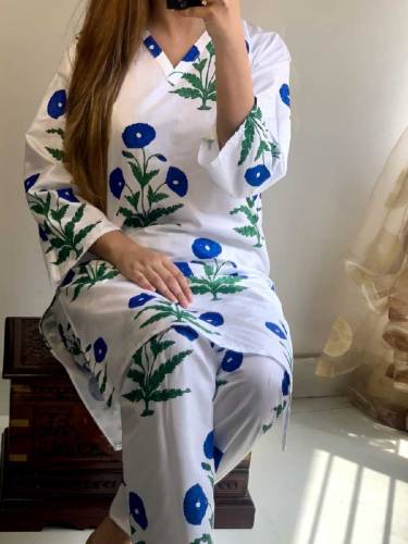 2Pc flower prints dress💃