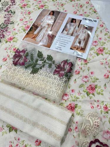 Crimson | 3pc Digital Printed Lawn Vol 24