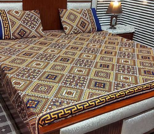 ( *EMAAN COLLECTION* ) 🌹 *New Variety BedSheet  -* 🌹 *Crystal 💯% life