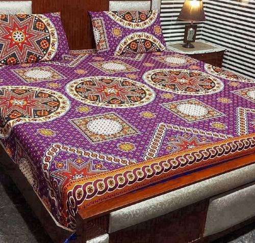 ( *EMAAN COLLECTION* ) 🌹 *New Variety BedSheet  -* 🌹 *Crystal 💯% life