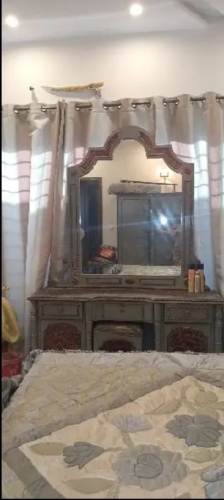 Traditional bed set with side tables  dressing & wardrobe