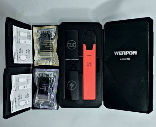 Weapon x2 Pod | 2 Refillable Coils | Chain Neck Lanyard | Rechargeable