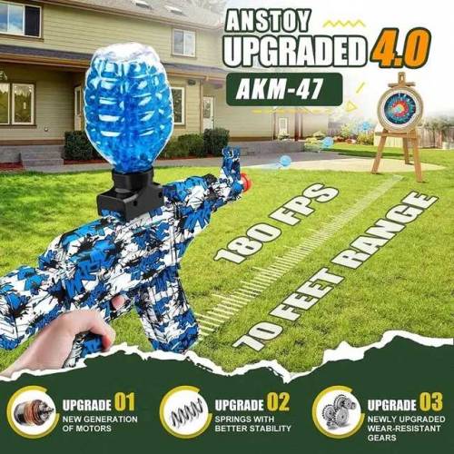 47 Gel Blaster Rechargeable Electric Machine Toygun With 1000 Pcs Gel 