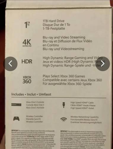 XBOX ONE S 