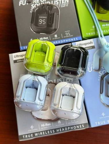 EARBUDS AIR 31 AIRPODS WIRELESS EARBUDS WITH CRYSTAL TRANSPARENT CASE