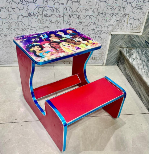2 In 1 Kids Wooden Study And Dining Table