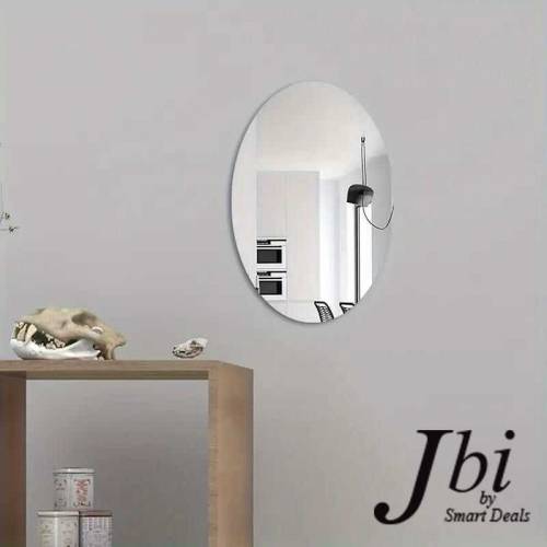 acrylic oval mirror wall sticker 