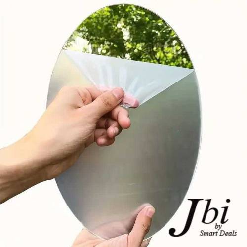 acrylic oval mirror wall sticker 
