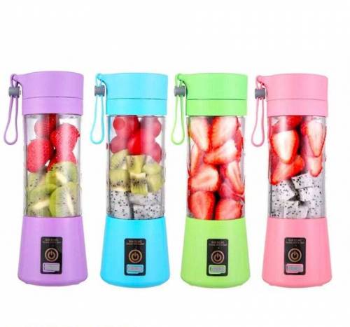 Mini Rechargeable Electric Juicer Blender, 380ML
