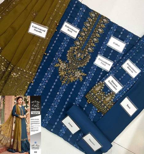 *Fabric* Chiffon 3pc suit