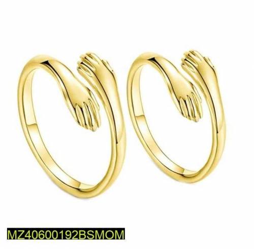 Hug design ring,pack of 2🥳🥳🥳
