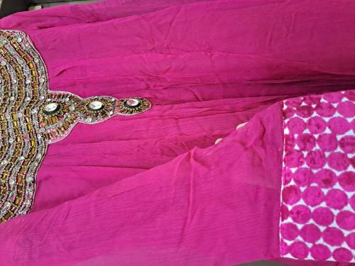 Dark Pink long Maxi