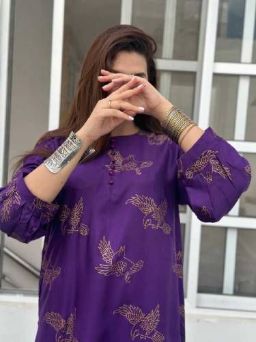sparrow print 2pc dress 👗