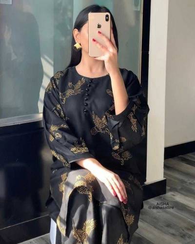 sparrow print 2pc dress 👗