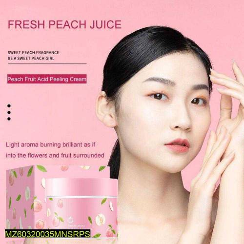 peach exfoliating scrub gel