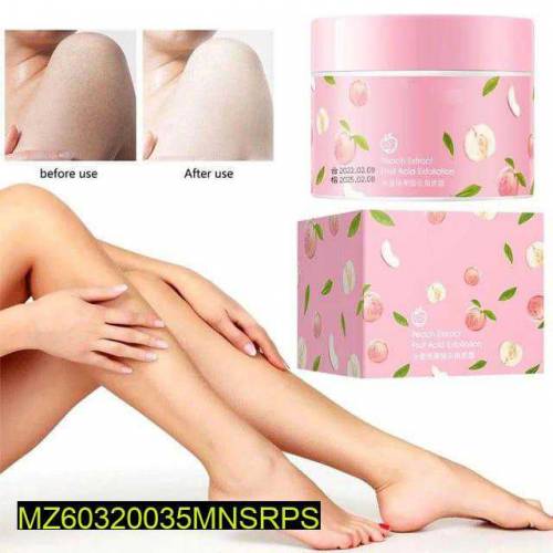 peach exfoliating scrub gel