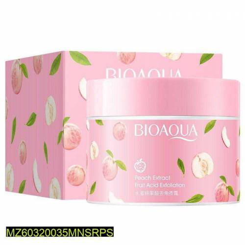 peach exfoliating scrub gel