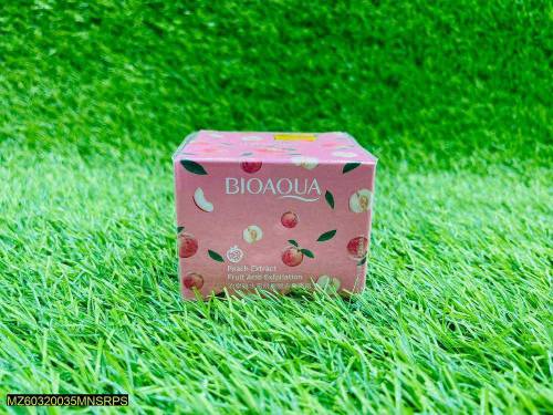 peach exfoliating scrub gel