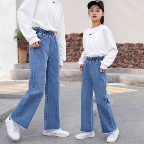 Wide leg jeans for girls
