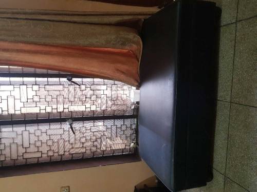 leather sofas set & leather table 