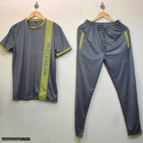 2 pcs Dri fit plain track suit 