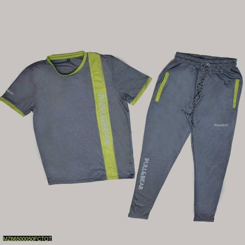 2 pcs Dri fit plain track suit 