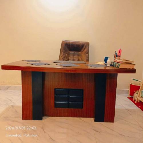 Urgent sale office table with chair