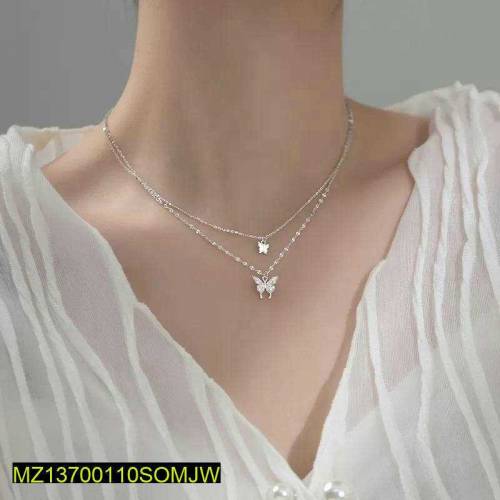 Silver plated beautiful necelase