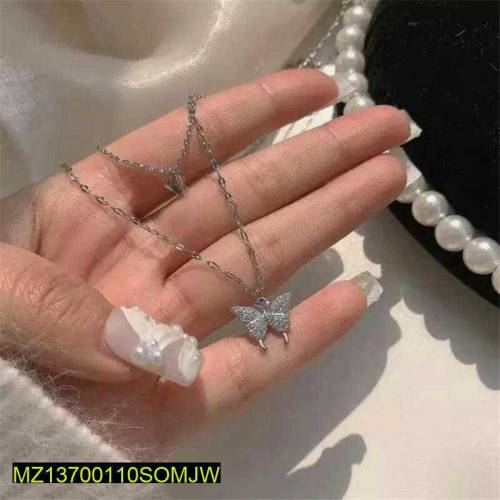 Silver plated beautiful necelase
