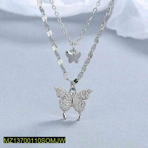 Silver plated beautiful necelase