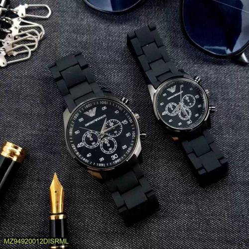 BEAUTIFUL COUPLE'S  WATCH BLACK 