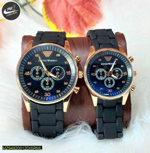 BEAUTIFUL COUPLE'S  WATCH BLACK 