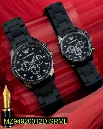 BEAUTIFUL COUPLE'S  WATCH BLACK 