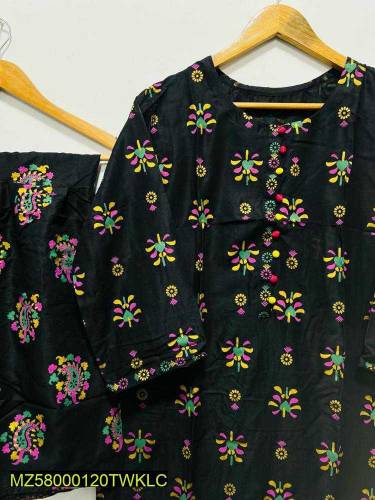 2pc stitched printed lawn suit