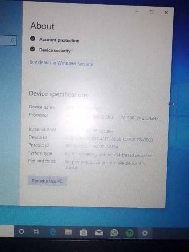 Dell latitude core i5 2nd generation window 10 SD card installed ha 