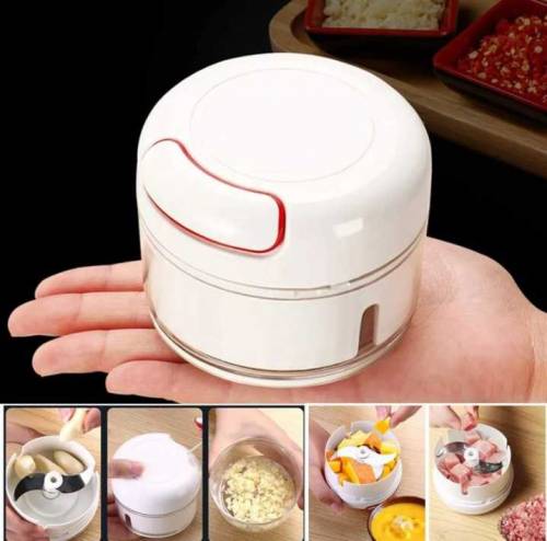 Mini Powerful Meat Grinder Hand-power Food Chopper Mincer Mixer Blende