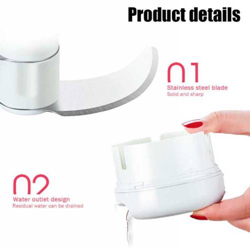 Mini Powerful Meat Grinder Hand-power Food Chopper Mincer Mixer Blende