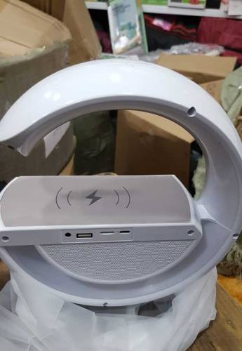 *G Shaped Rgb Light Table Lamp With Wireless Charger*