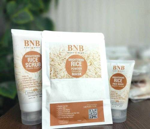 whitening rice glowing facial kit 