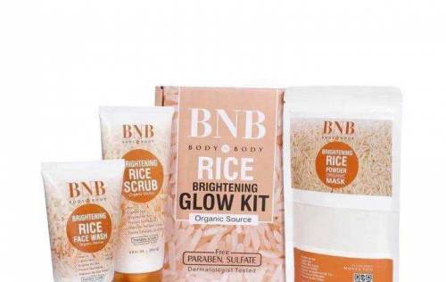 whitening rice glowing facial kit 