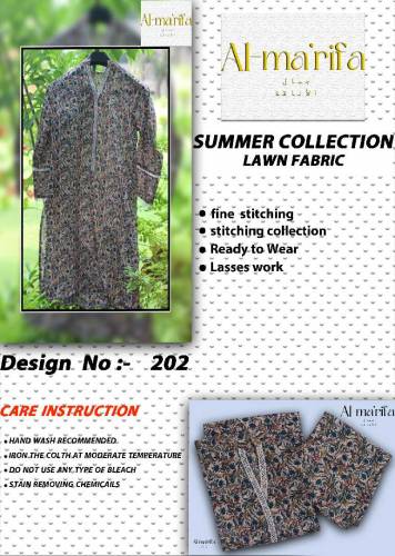 Summer collection lawn fabric