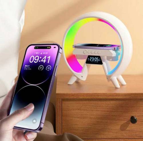 Phone charger LED Display Wireless Bluetooth Speaker 