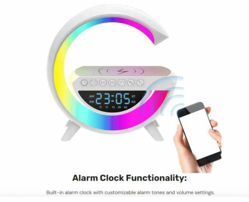 Phone charger LED Display Wireless Bluetooth Speaker 