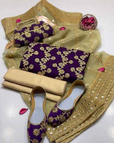 5pc fancy unstitch suit