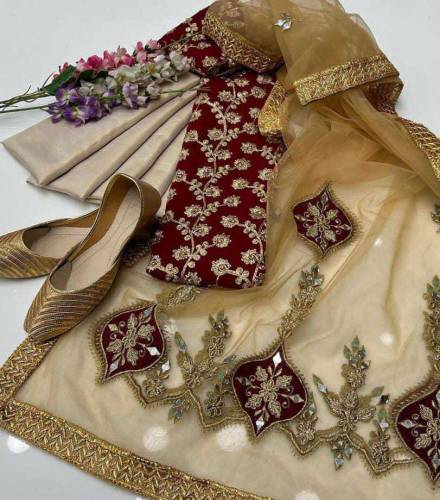 5pc fancy unstitch suit
