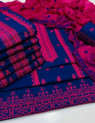 luxury Dresses stuff cotton Embroidery 